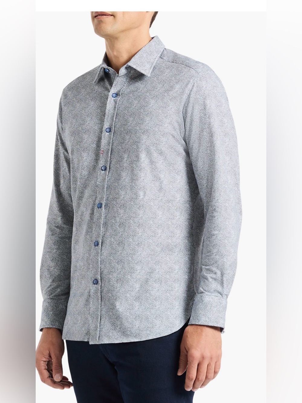 Robert Graham Button Down Shirt Logo Embroidered, size XL